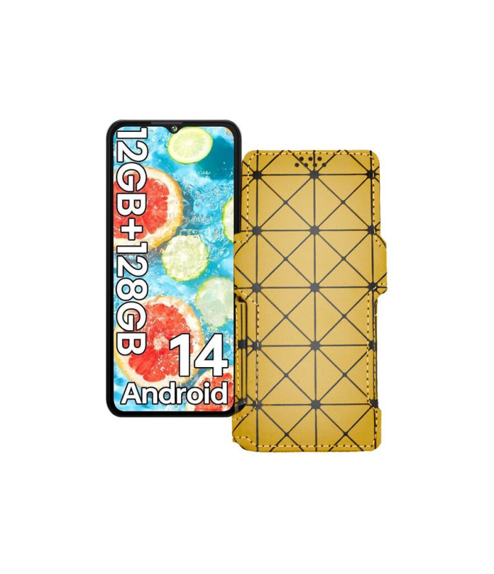 Чохол-книжка з екошкіри для телефону Cubot A10