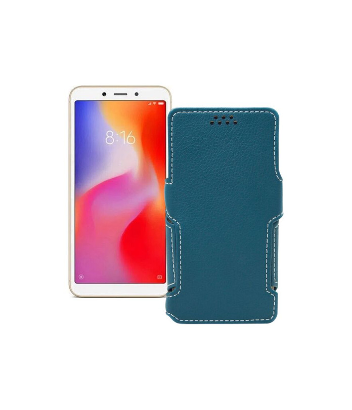 Чохол-книжка з екошкіри для телефону Xiaomi Redmi 6A (1 sim slot)