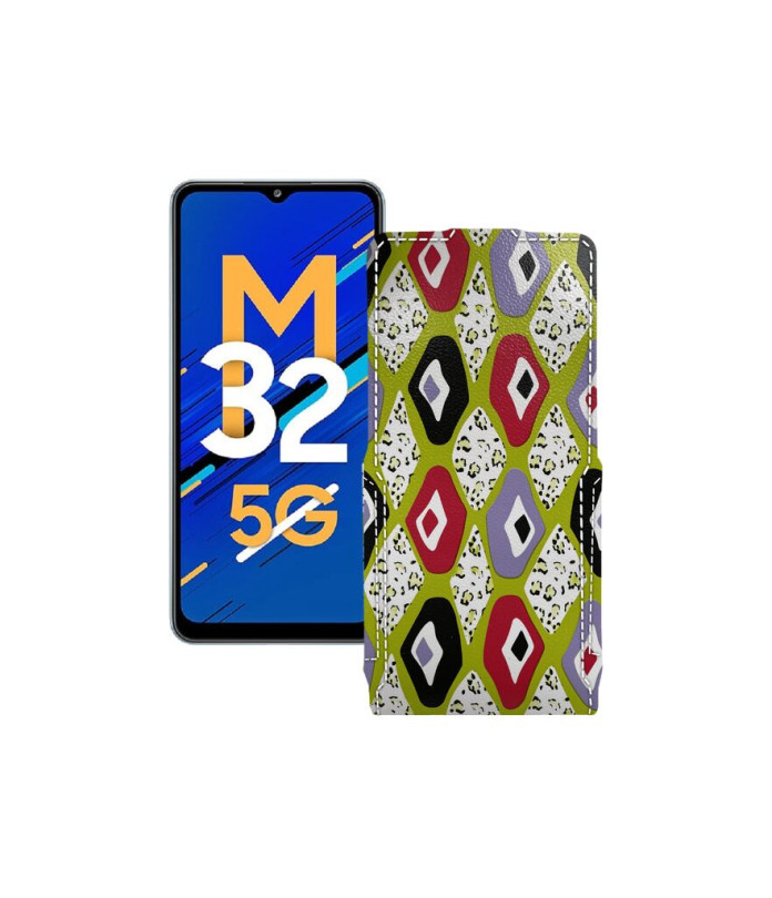 Чохол-флип з екошкіри для телефону Samsung Galaxy M32 5G (M326)