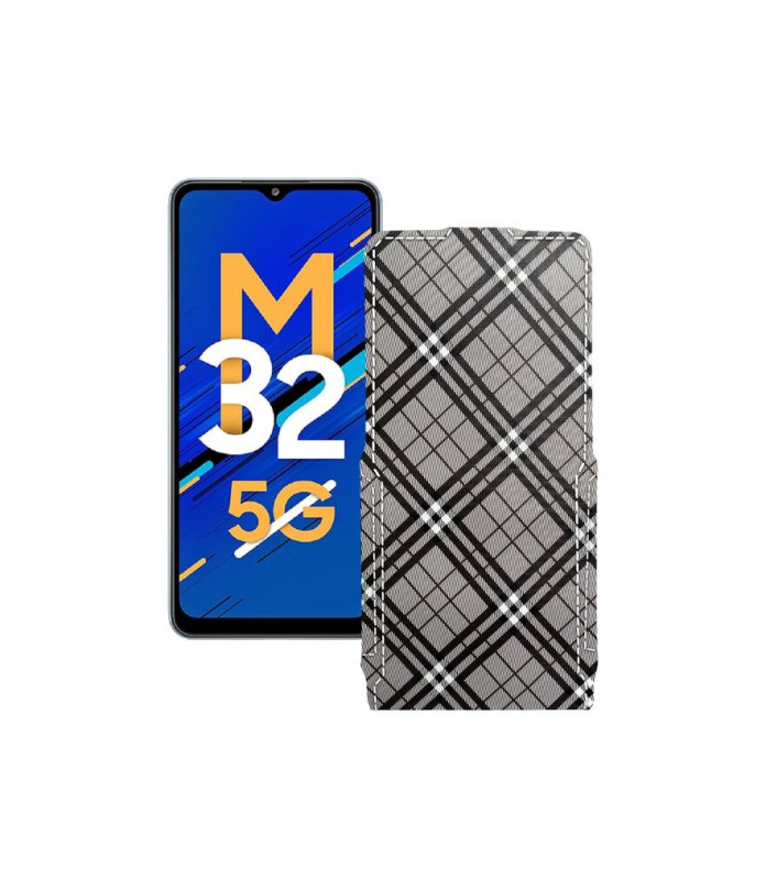 Чохол-флип з екошкіри для телефону Samsung Galaxy M32 5G (M326)