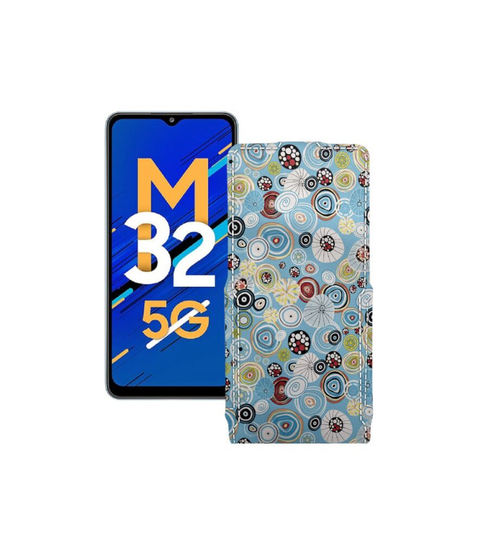 Чохол-флип з екошкіри для телефону Samsung Galaxy M32 5G (M326)