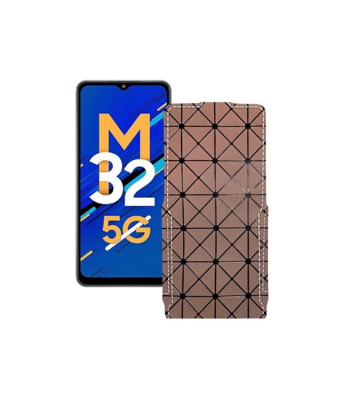 Чохол-флип з екошкіри для телефону Samsung Galaxy M32 5G (M326)