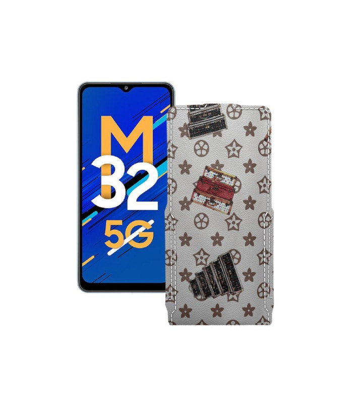 Чохол-флип з екошкіри для телефону Samsung Galaxy M32 5G (M326)