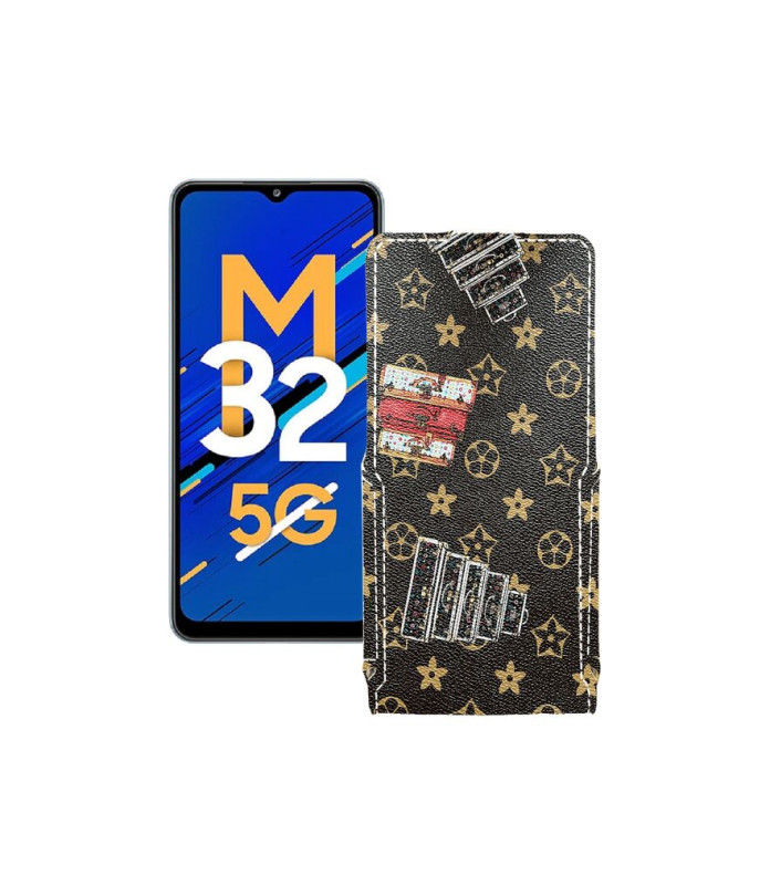 Чохол-флип з екошкіри для телефону Samsung Galaxy M32 5G (M326)