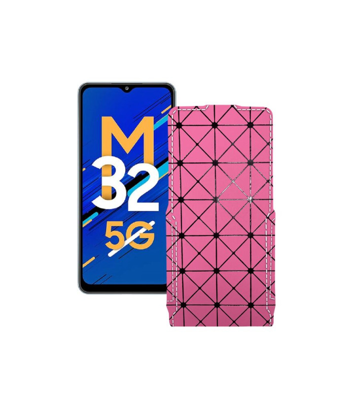 Чохол-флип з екошкіри для телефону Samsung Galaxy M32 5G (M326)