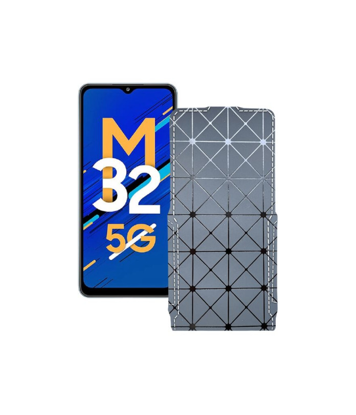 Чохол-флип з екошкіри для телефону Samsung Galaxy M32 5G (M326)