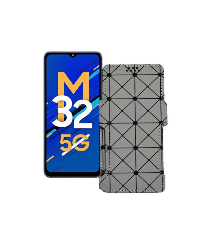 Чохол-книжка з екошкіри для телефону Samsung Galaxy M32 5G (M326)