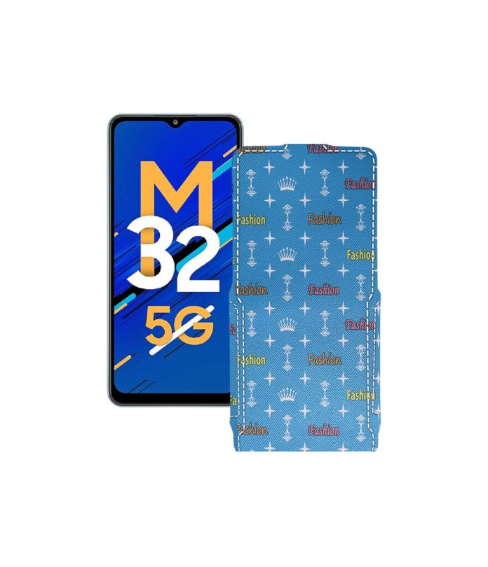 Чохол-флип з екошкіри для телефону Samsung Galaxy M32 5G (M326)