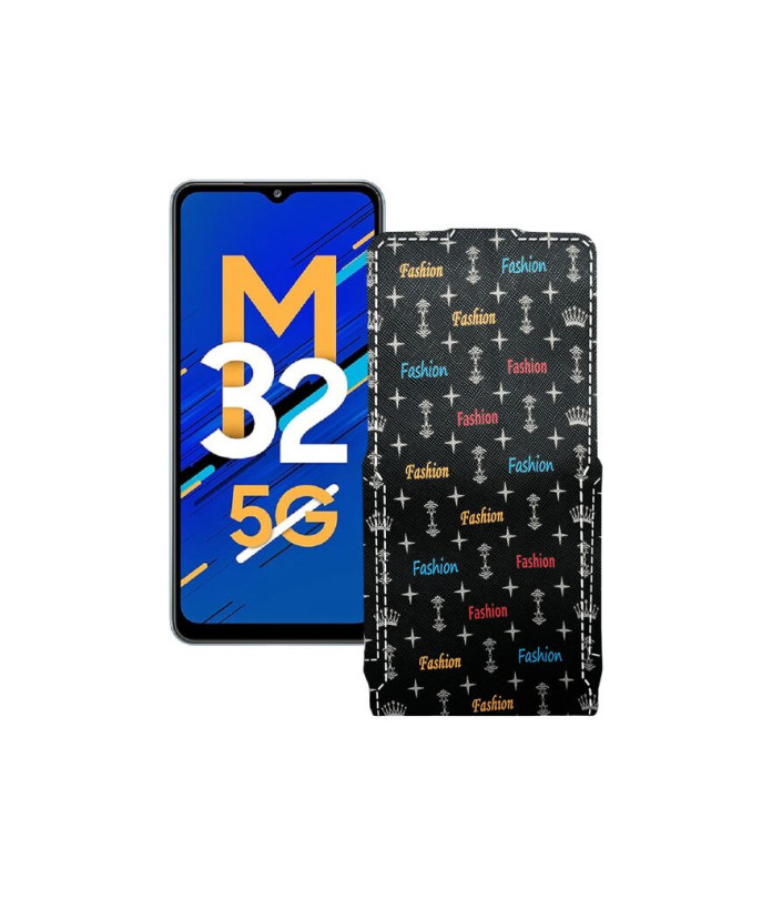 Чохол-флип з екошкіри для телефону Samsung Galaxy M32 5G (M326)