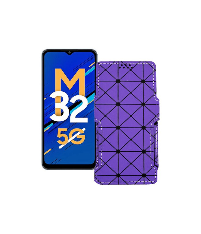 Чохол-книжка з екошкіри для телефону Samsung Galaxy M32 5G (M326)