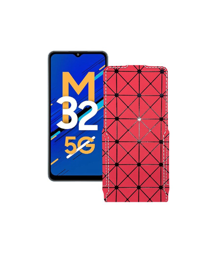 Чохол-флип з екошкіри для телефону Samsung Galaxy M32 5G (M326)