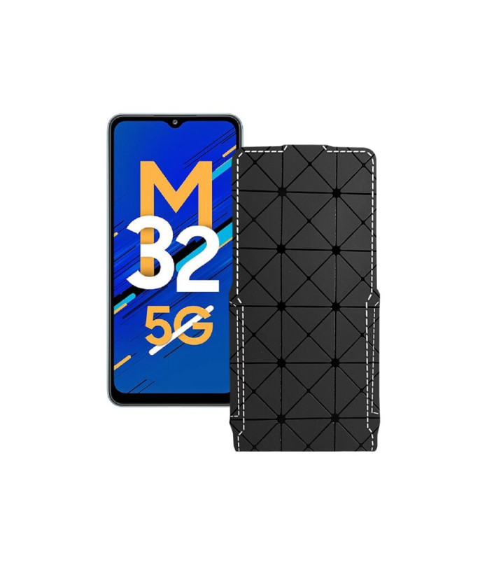 Чохол-флип з екошкіри для телефону Samsung Galaxy M32 5G (M326)