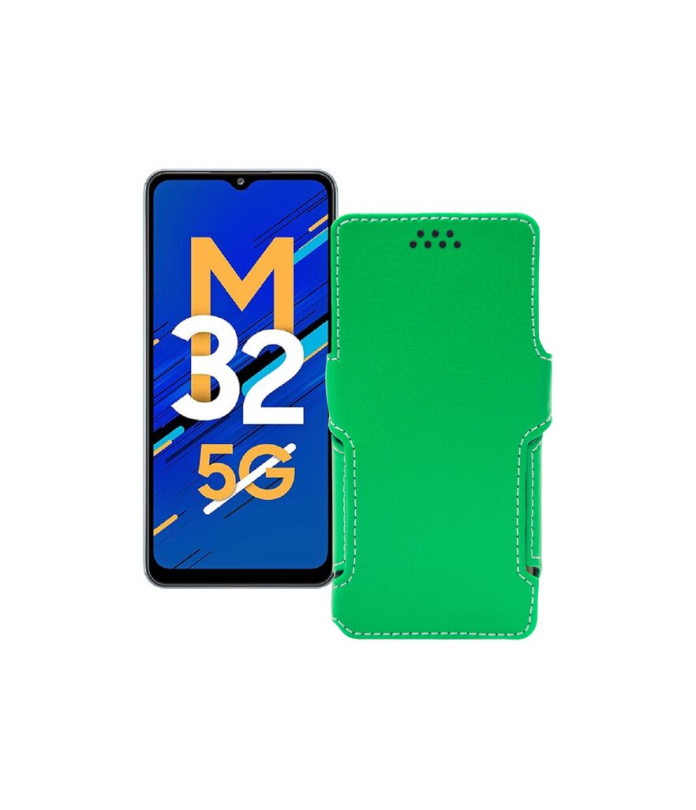 Чохол-книжка з екошкіри для телефону Samsung Galaxy M32 5G (M326)