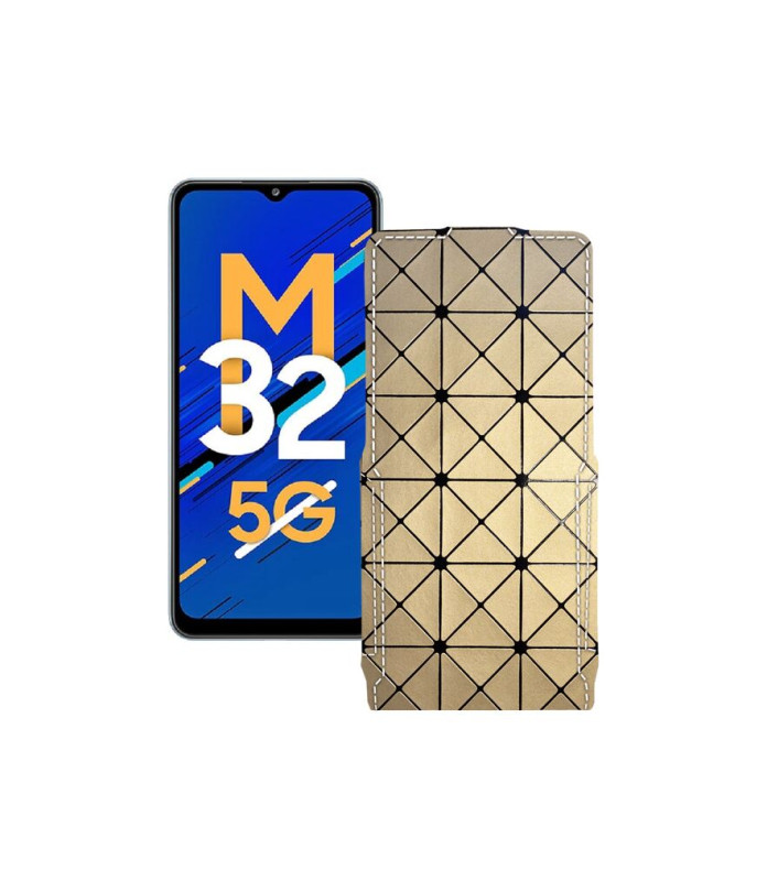 Чохол-флип з екошкіри для телефону Samsung Galaxy M32 5G (M326)