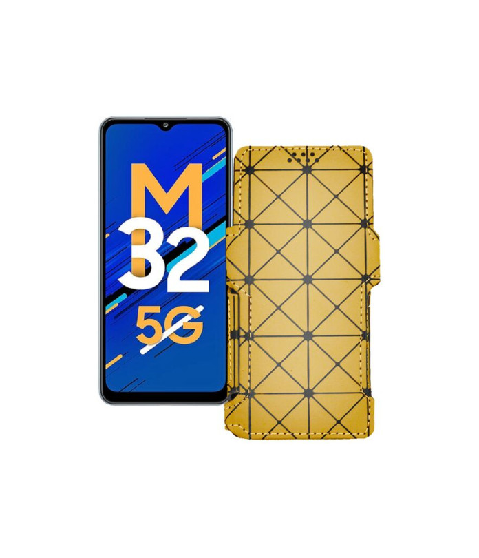 Чохол-книжка з екошкіри для телефону Samsung Galaxy M32 5G (M326)