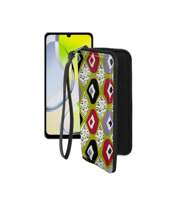 Чохол-гаманець з екошкіри для телефону ZTE Blade A76