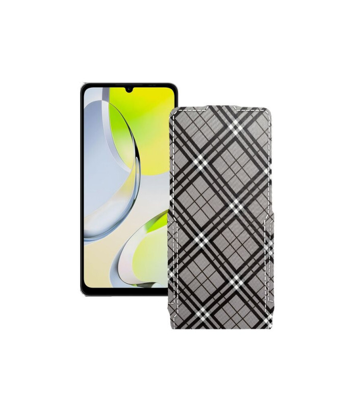 Чохол-флип з екошкіри для телефону ZTE Blade A76