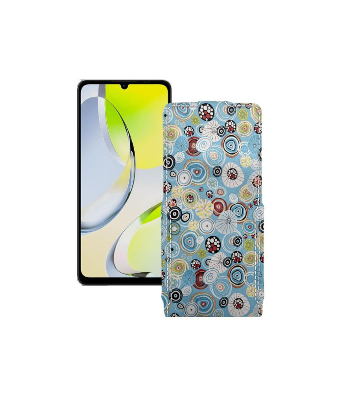 Чохол-флип з екошкіри для телефону ZTE Blade A76