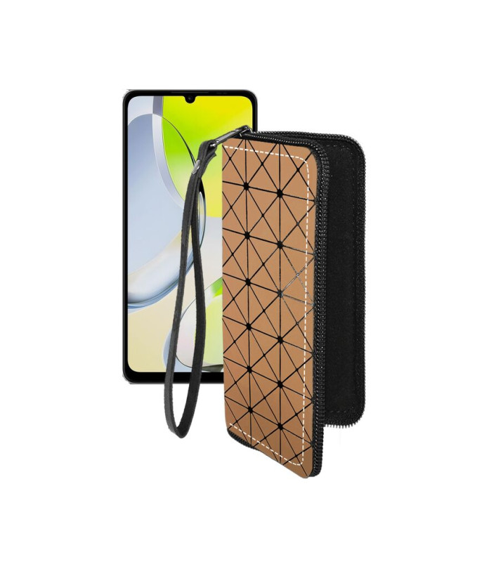 Чохол-гаманець з екошкіри для телефону ZTE Blade A76