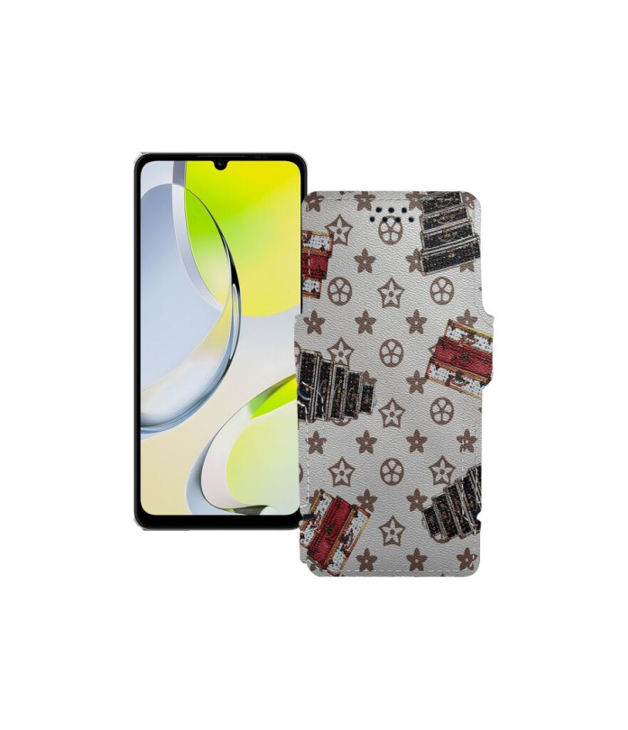 Чохол-книжка з екошкіри для телефону ZTE Blade A76