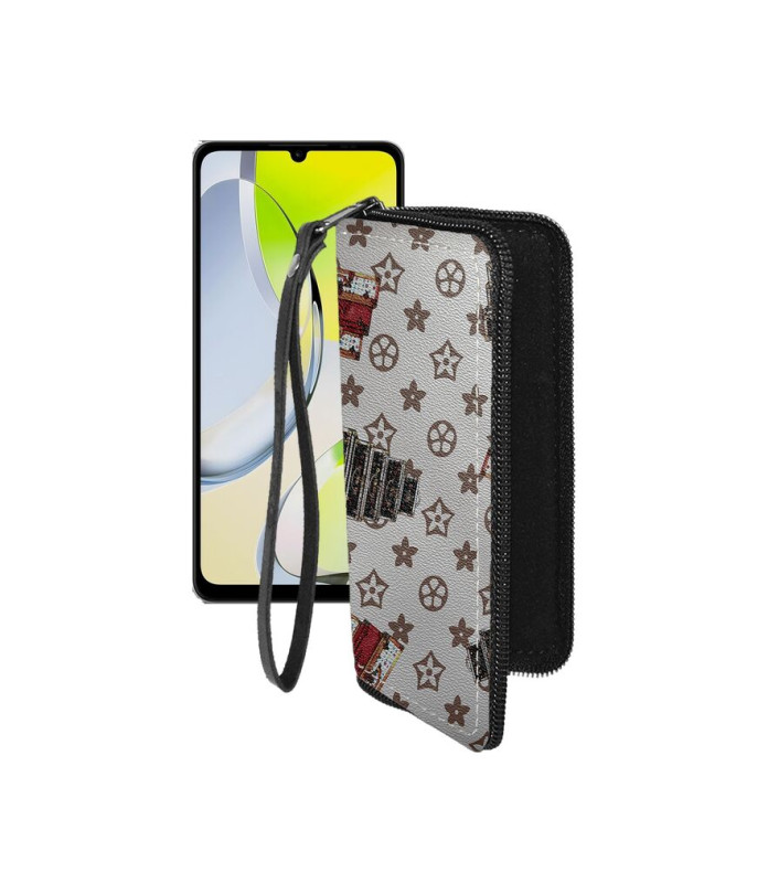 Чохол-гаманець з екошкіри для телефону ZTE Blade A76