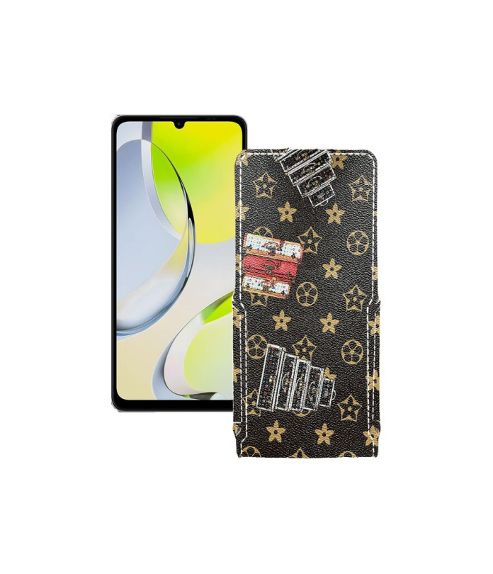 Чохол-флип з екошкіри для телефону ZTE Blade A76