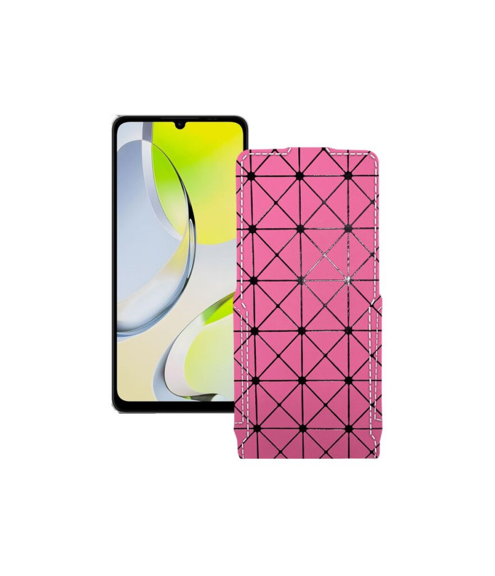 Чохол-флип з екошкіри для телефону ZTE Blade A76