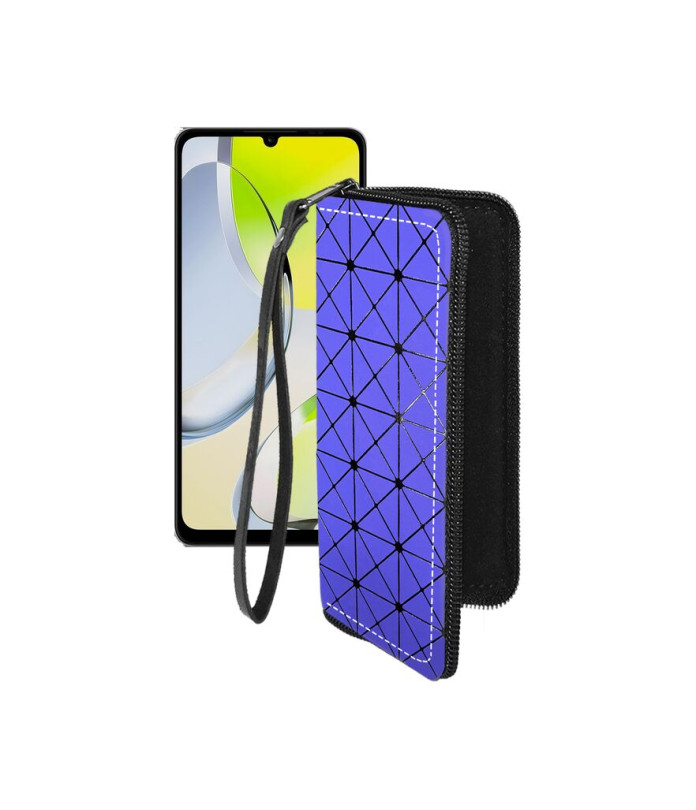 Чохол-гаманець з екошкіри для телефону ZTE Blade A76