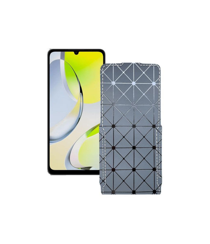 Чохол-флип з екошкіри для телефону ZTE Blade A76