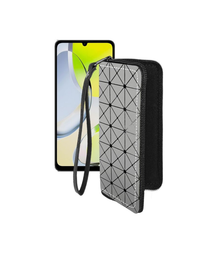 Чохол-гаманець з екошкіри для телефону ZTE Blade A76