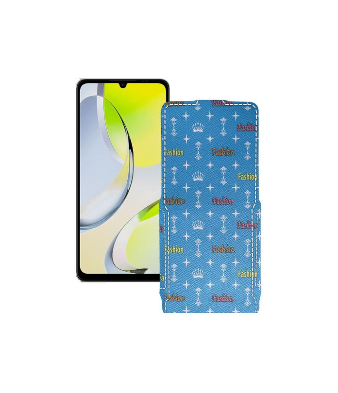 Чохол-флип з екошкіри для телефону ZTE Blade A76