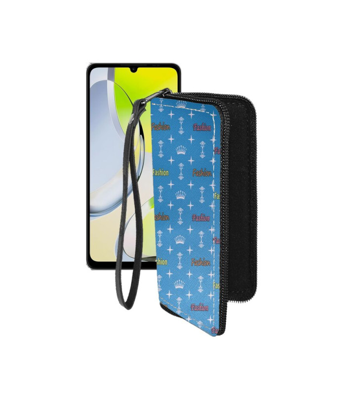 Чохол-гаманець з екошкіри для телефону ZTE Blade A76