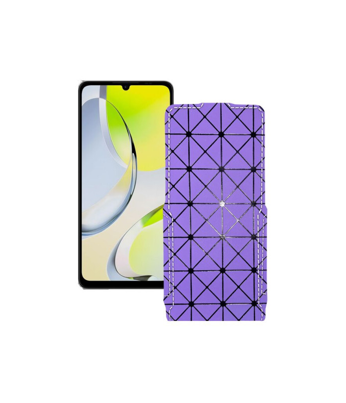 Чохол-флип з екошкіри для телефону ZTE Blade A76