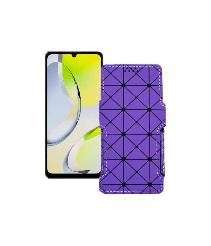 Чохол-книжка з екошкіри для телефону ZTE Blade A76