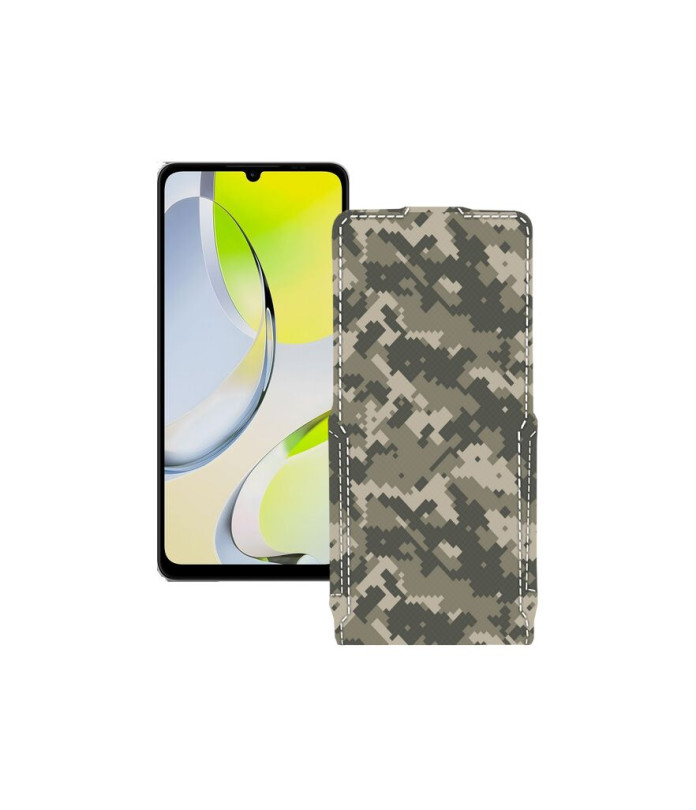 Чохол-флип з екошкіри для телефону ZTE Blade A76