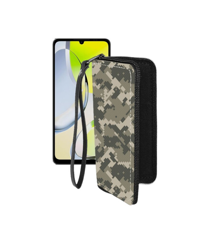 Чохол-гаманець з екошкіри для телефону ZTE Blade A76