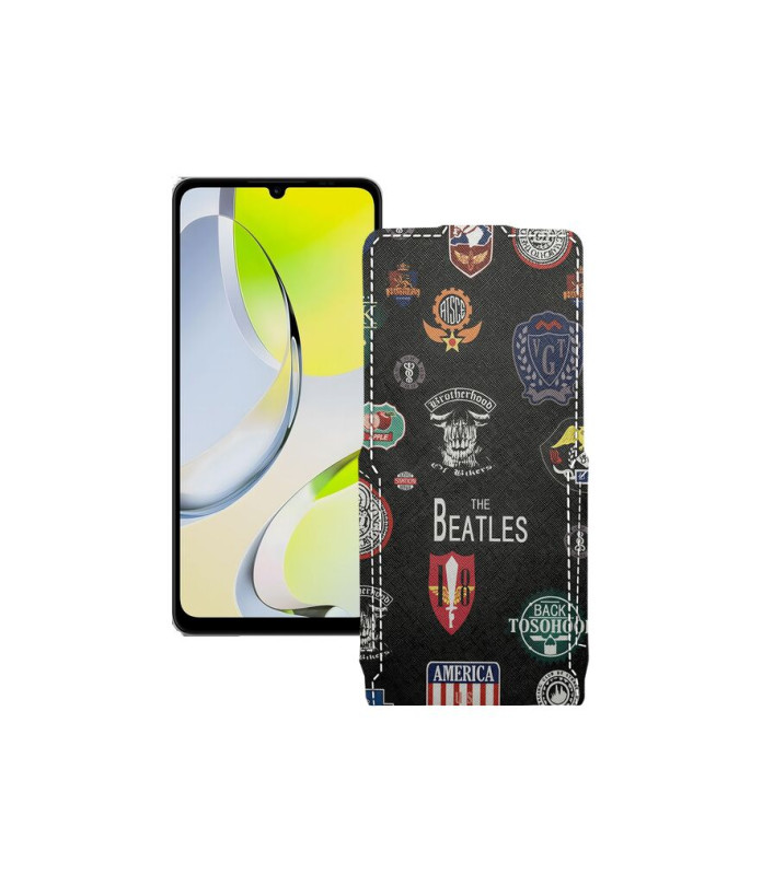 Чохол-флип з екошкіри для телефону ZTE Blade A76