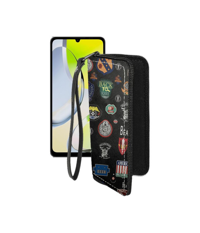 Чохол-гаманець з екошкіри для телефону ZTE Blade A76