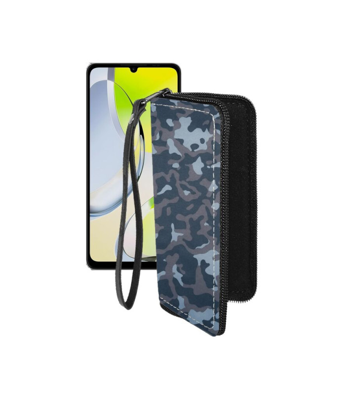 Чохол-гаманець з екошкіри для телефону ZTE Blade A76