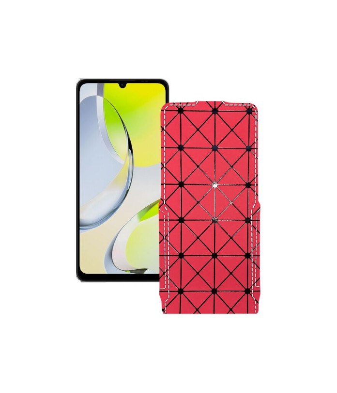 Чохол-флип з екошкіри для телефону ZTE Blade A76