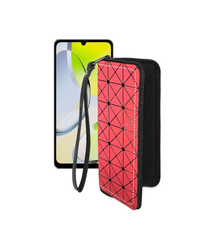 Чохол-гаманець з екошкіри для телефону ZTE Blade A76