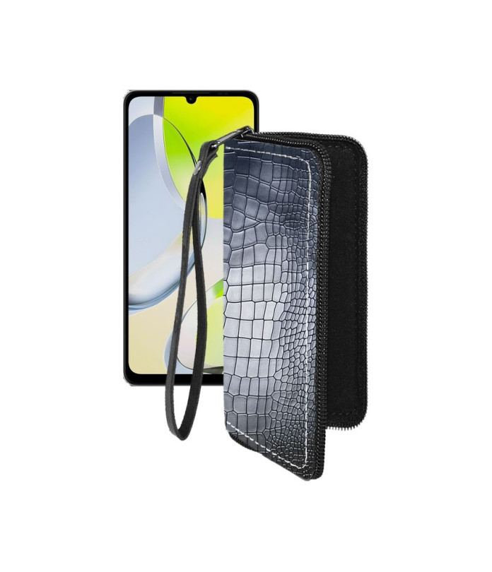 Чохол-гаманець з екошкіри для телефону ZTE Blade A76