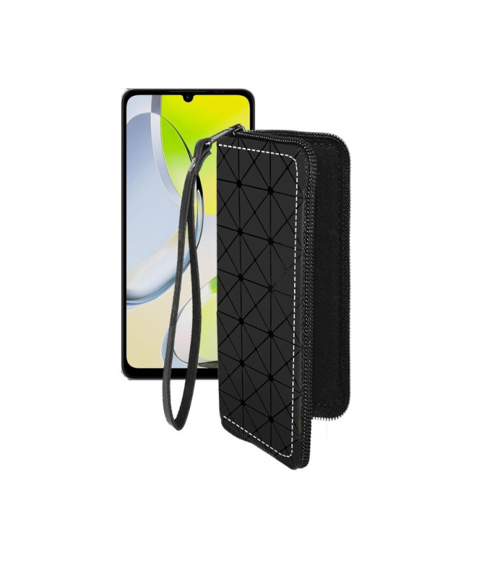 Чохол-гаманець з екошкіри для телефону ZTE Blade A76