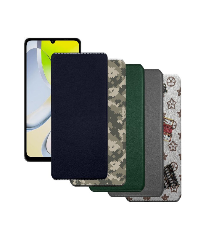 Накладка з екошкіри для телефону ZTE Blade A76