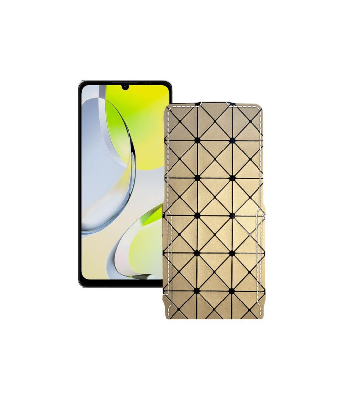 Чохол-флип з екошкіри для телефону ZTE Blade A76