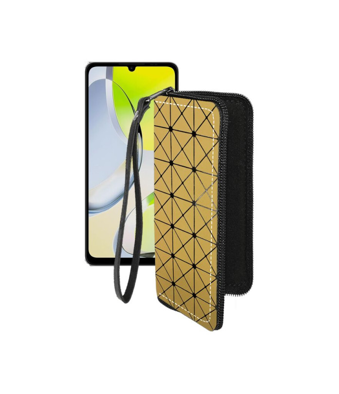 Чохол-гаманець з екошкіри для телефону ZTE Blade A76