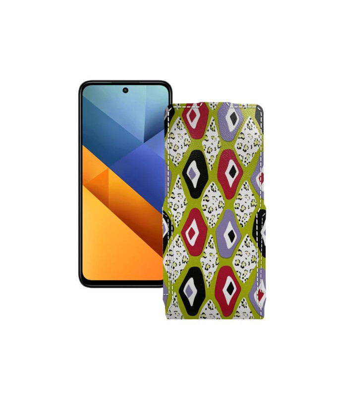 Чохол-флип з екошкіри для телефону Xiaomi Poco M6 Plus
