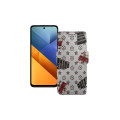 Чохол-книжка з екошкіри для телефону Xiaomi Poco M6 Plus