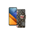Чохол-книжка з екошкіри для телефону Xiaomi Poco M6 Plus