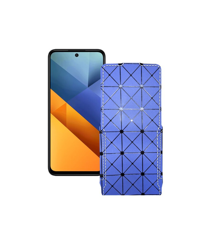 Чохол-флип з екошкіри для телефону Xiaomi Poco M6 Plus